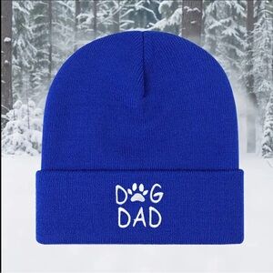 Blue 'Dog Dad' Touque